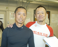 渡邉晴智選手　海野敦男選手