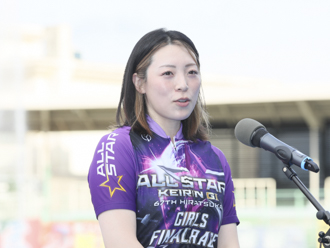 女子決勝2番車、児玉碧衣選手