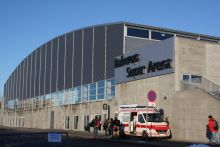 熱戦の会場、バレラップスーパーアリーナ