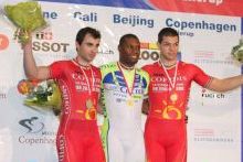 スプリント表彰台。フランスオンリー