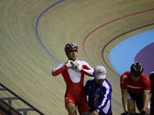 今シーズン初戦。引き締まった表情に決意がうかがわれる