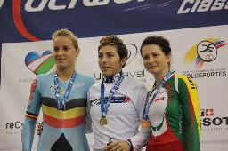 女子ポイント・レースのブロンジーニ