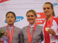 女子オムニアム優勝はロシアのロマニウタ