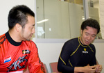山崎芳仁選手