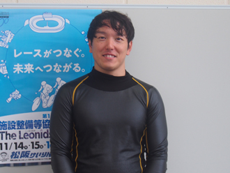 畑段嵐士選手