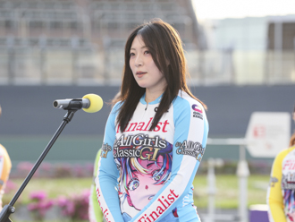 決勝4番車、児玉碧衣選手