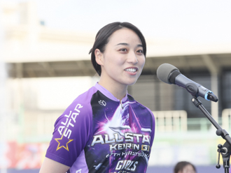 女子決勝5番車、久米詩選手