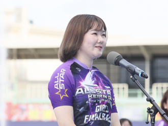 女子決勝6番車、坂口楓華選手