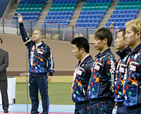 敢闘宣言のする天田裕輝選手