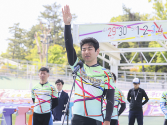 敢闘宣言をする藤井侑吾選手