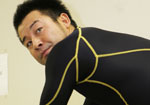 山崎芳仁選手