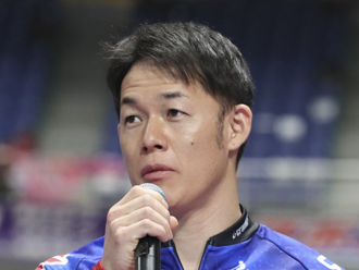 決勝7番車、山田英明選手