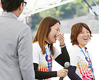 白井美早子選手、小林優香選手 トークショー