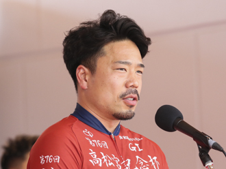 決勝1番車、古性優作選手