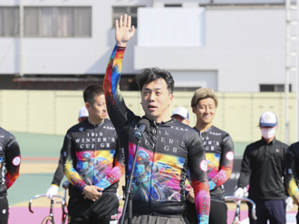 敢闘宣言をする清水裕友選手