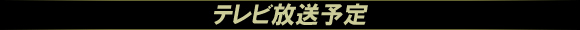 テレビ放送予定